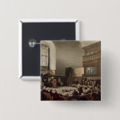 Kadaster, Westminster Hall Vierkante Button 5,1 Cm (Voorkant /achterkant)