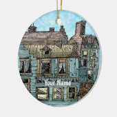 Kade Scene 2 Keramisch Ornament (Links)
