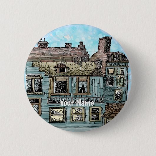 Kade Scene 2 Ronde Button 5,7 Cm (Voorkant)