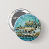 Kade Scene Ronde Button 5,7 Cm (Voorkant /achterkant)