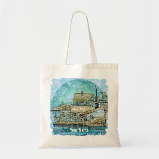Kade Scene Tote Bag (Voorkant)