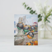 Kade stootkussens kunstwerk briefkaart (Staand voorkant)