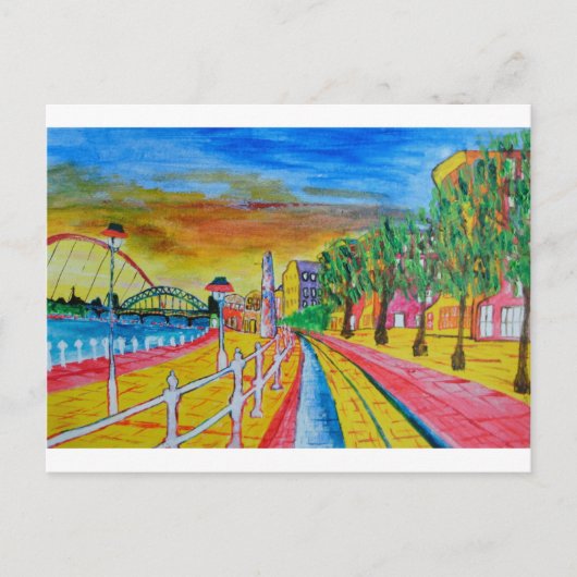 Kade van Newcastle Briefkaart (Voorkant)