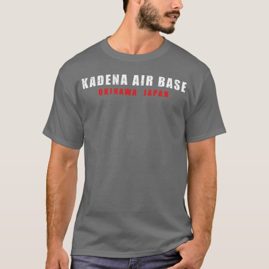 Kadena USAF Okinawa Japan grappig T-shirt (Voorkant)