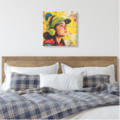 Kader abstracte kunst canvas afdruk (Insitu (Slaapkamer))