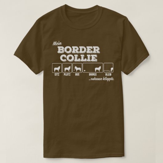 Kader Collie 2 T-shirt (Design voorkant)