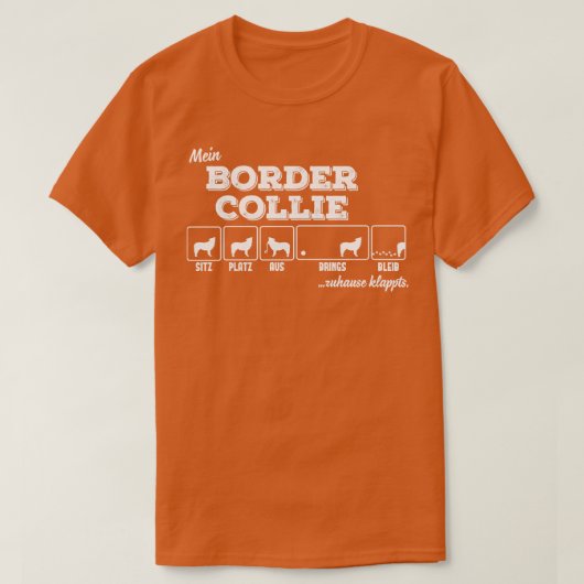 Kader Collie 2 T-shirt (Design voorkant)
