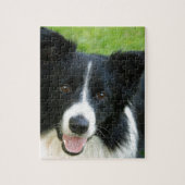 Kader Collie Dog toevoegen Tekstpakket Legpuzzel (Verticaal)