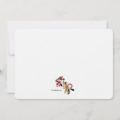 Kader Foto Kerstkaart Mannetje van Gemberkoek Kaart (Achterkant)