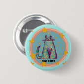 Kader Kat-pinknop Ronde Button 5,7 Cm (Voorkant /achterkant)