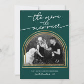 Kader kerst zwangerschapsaankondiging  feestdagenkaart (Voorkant)