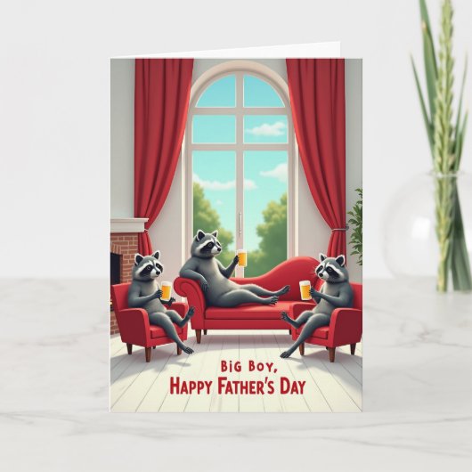 Kader Vaderdag kaart met boogvenster (Voorkant)