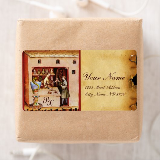 KADER VAN HYGEIA MONOGRAM, Geneesmiddel, Farmacie Etiket (Insitu)