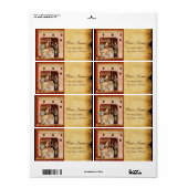 KADER VAN HYGEIA MONOGRAM, Geneesmiddel, Farmacie Etiket (Full Sheet)