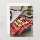 Kader van toffee-snoepjes briefkaart (Voorkant / Achterkant)