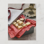 Kader van toffee-snoepjes briefkaart (Voorkant)