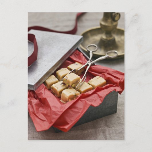 Kader van toffee-snoepjes briefkaart (Voorkant)