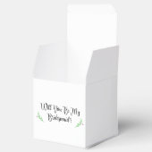 Kader voor gepersonaliseerde bridesmaid bedankdoosjes (Geopend)