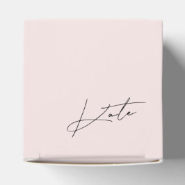 Kader voor modern roze bruidsmeisje bedankdoosjes