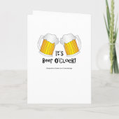 Kaders Pints of Beer Funny Birthday Party Invite (Achterkant)