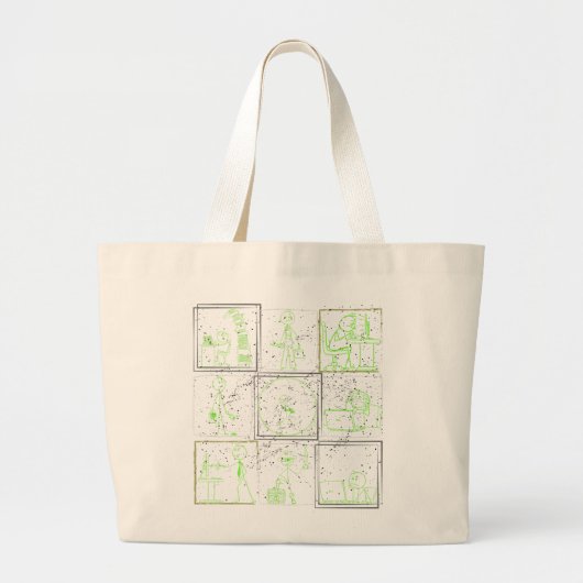 Kaders van mijn leven - FMOML1 Grote Tote Bag (Voorkant)
