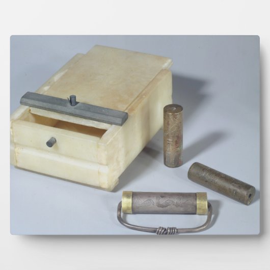 Kaders voor broodroosters en flessen voor bronzen  fotoplaat (Voorkant)