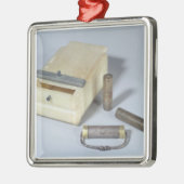 Kaders voor broodroosters en flessen voor bronzen  metalen ornament (Links)