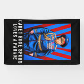 Kadet Bone Spurs - Trump Caricature Spandoek (Horizontaal)