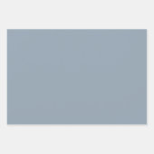 Kadet Grijze vaste kleur Inpakpapier Vel (Voorkant 2)