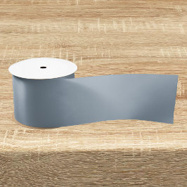 Kadet Grijze vaste kleur Satijnen Lint