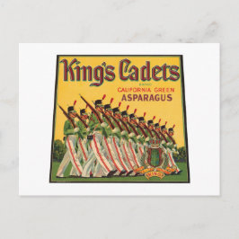 Kadetten Asparagus Label Briefkaart