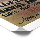 Kadetten voor de marine poster (Hoek)