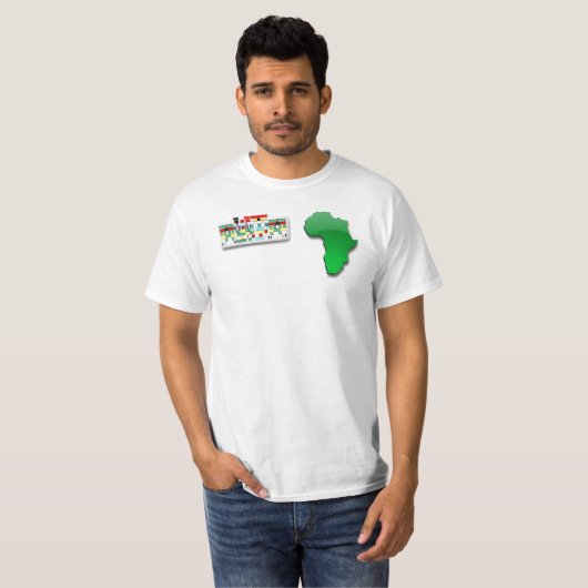 Kadhafi's Afrtica T-shirt (Voorkant volledig)