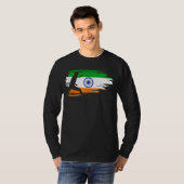 Kadi Indische sport Indische vlag T-shirt (Voorkant volledig)