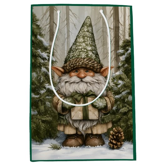 Kado gevende elf medium cadeauzakje (Voorkant)