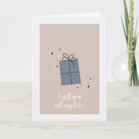 Kado mijn liefde kerstkaart kaart (Voorkant)