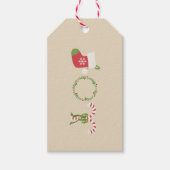 Kado-tag met vreugde cadeaulabel (Voorkant)