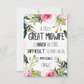 Kado Verloskundige Doula Kantoor Bedankkaart Citaa (Voorkant)