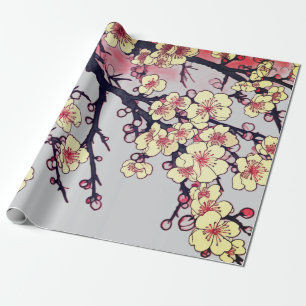 KADO VERPAKKING KERSENBLOESEMBOOM CADEAUPAPIER