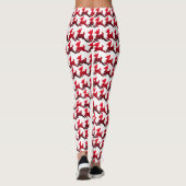 Kado Verpakte Rode & Witte Leggings (Achterkant)
