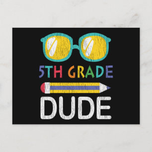 Kado voor 5e-klasser terug naar school voor kinder briefkaart