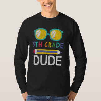 Kado voor 5e-klasser terug naar school voor kinder t-shirt