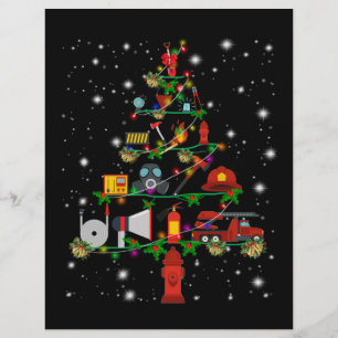 Kado voor brandweer Prettig kerstfeest brandweer Flyer