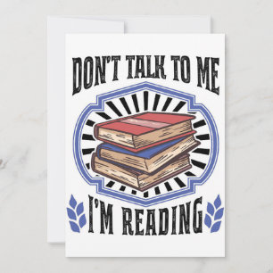 Kado voor lezers Ik lees boeken Bedankkaart