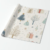 Kadopapier Kerst Cadeaupapier (Uitgerold)