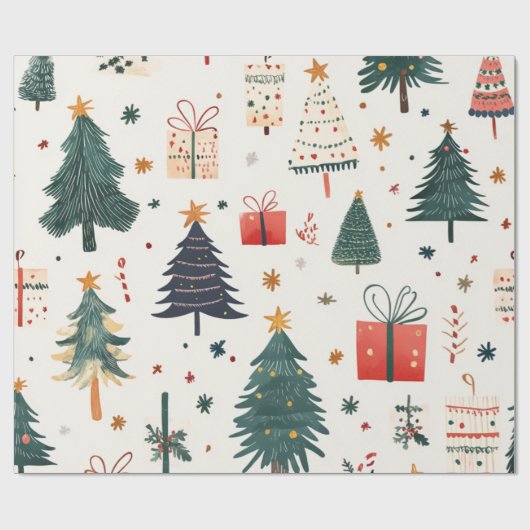 Kadopapier kerst cadeaupapier (Vlak)