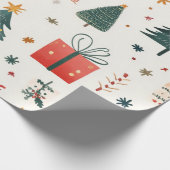 Kadopapier kerst  cadeaupapier (Hoek)