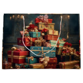 Kado's Galore Kerstcadeautas Groot Cadeauzakje (Voorkant)