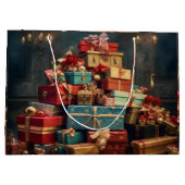 Kado's Galore Kerstcadeautas Groot Cadeauzakje (Achterkant)