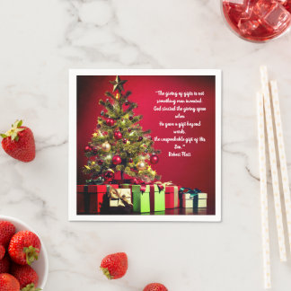 Kado's Geven Zegt Kerst Cocktails Servet